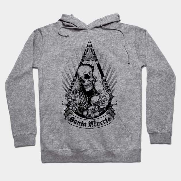 Santa muerte hoodie cheap